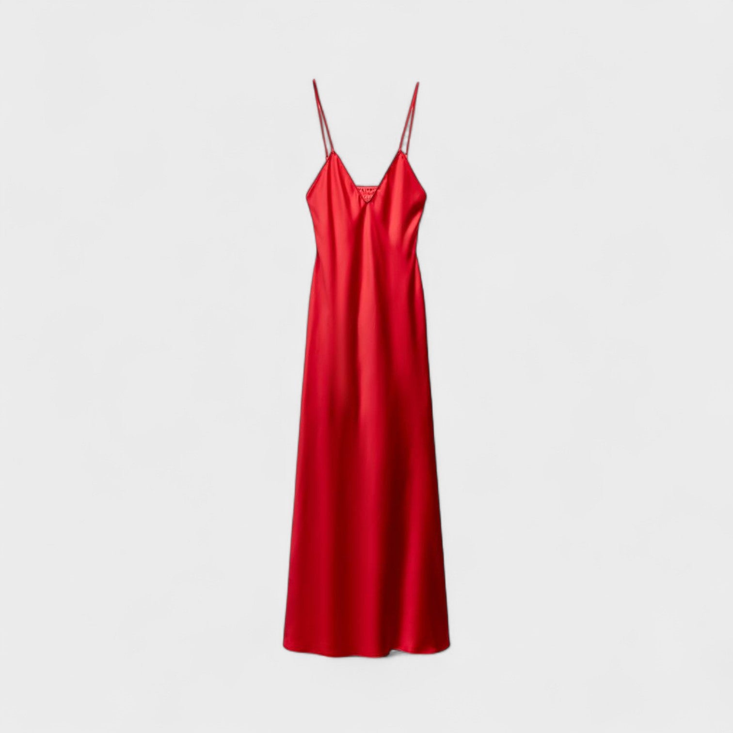 Karmino suknelė - Minimalistinis ir elegantiškas kirpimas