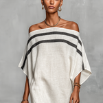 Magdalena | Minimalistinė lininė maxi suknelė