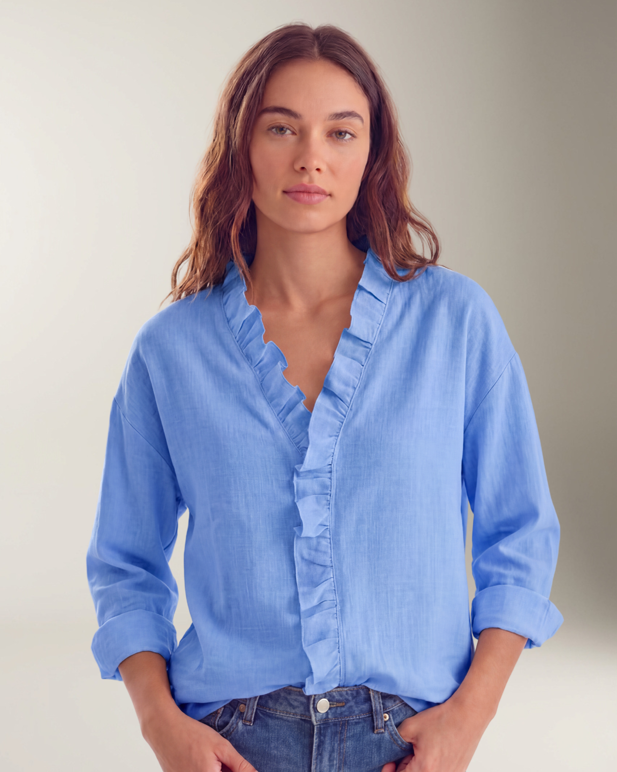 Juliette Blusa Elegante de Manga Larga