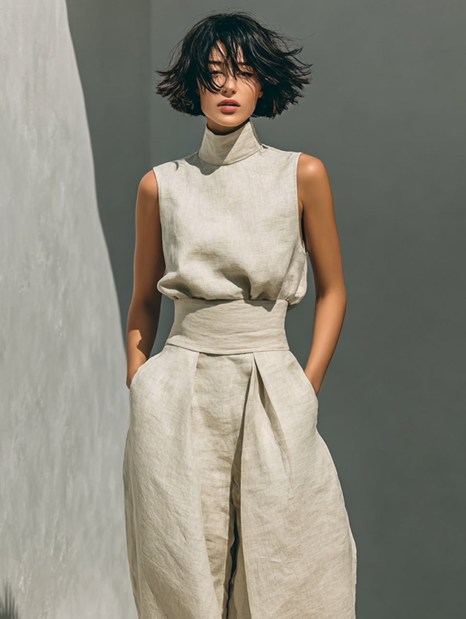 Lina™ | Minimalistinis Moteriškas Komplektas