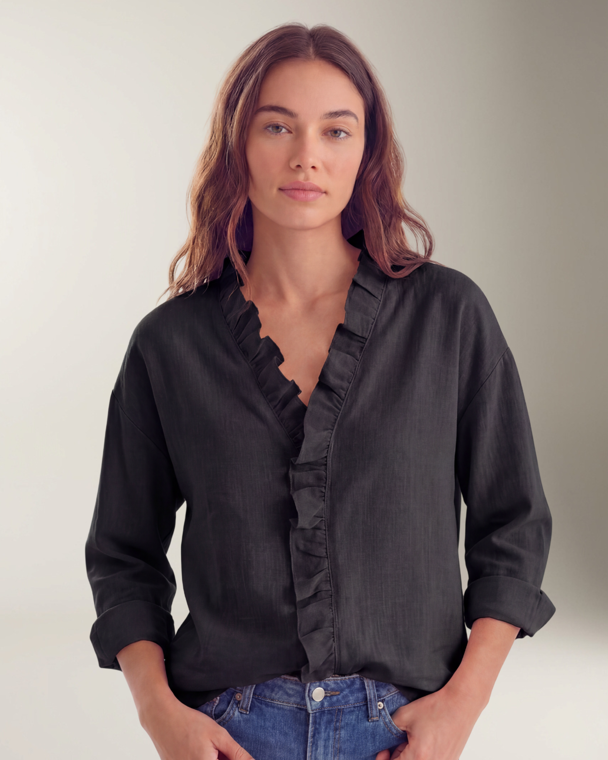 Juliette Blusa Elegante de Manga Larga