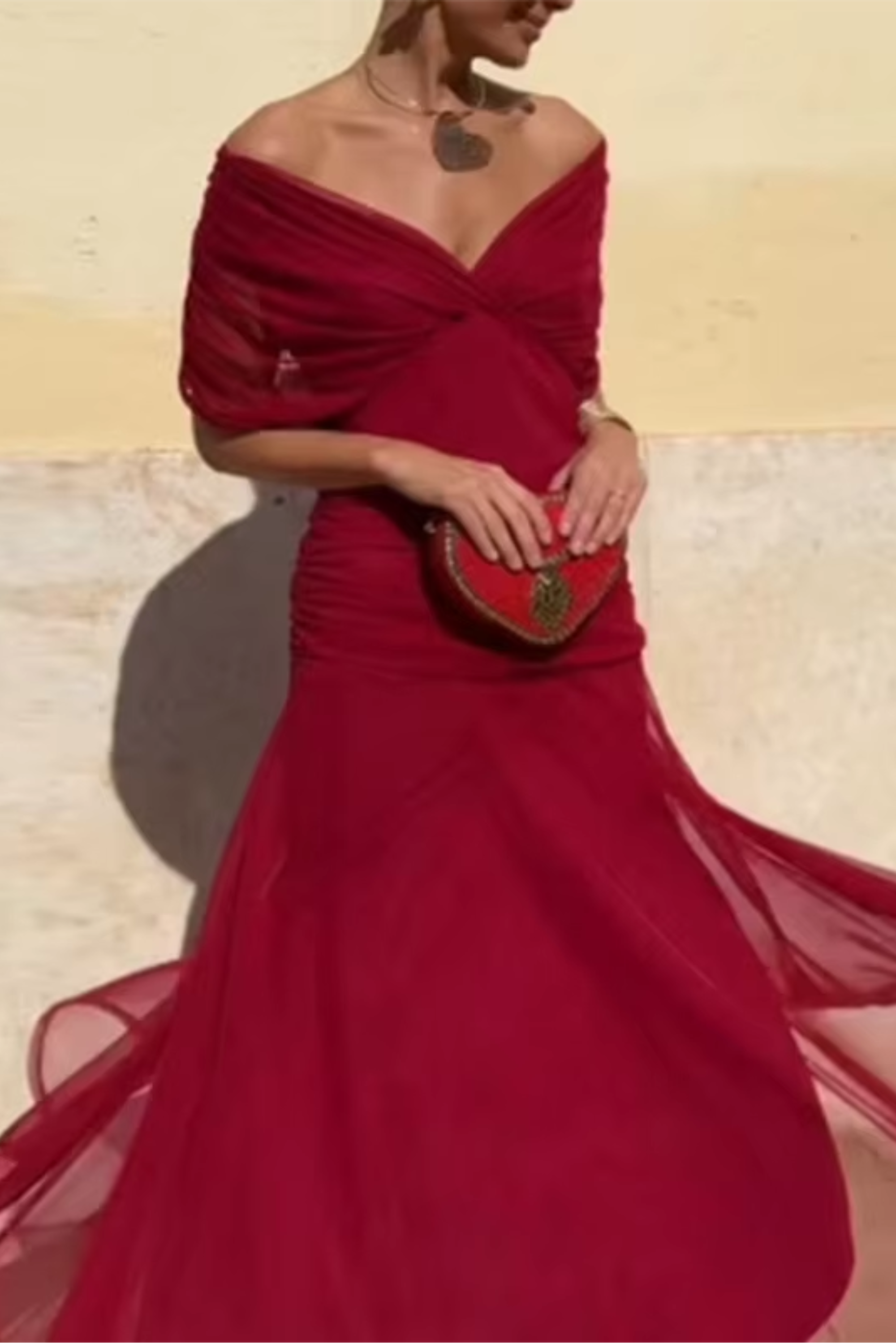 Lady™ - Elegantiška maxi suknelė šventiniams renginiams su V formos iškirpte