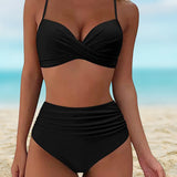 Lucie | Elegantiškas ryškus bikinis
