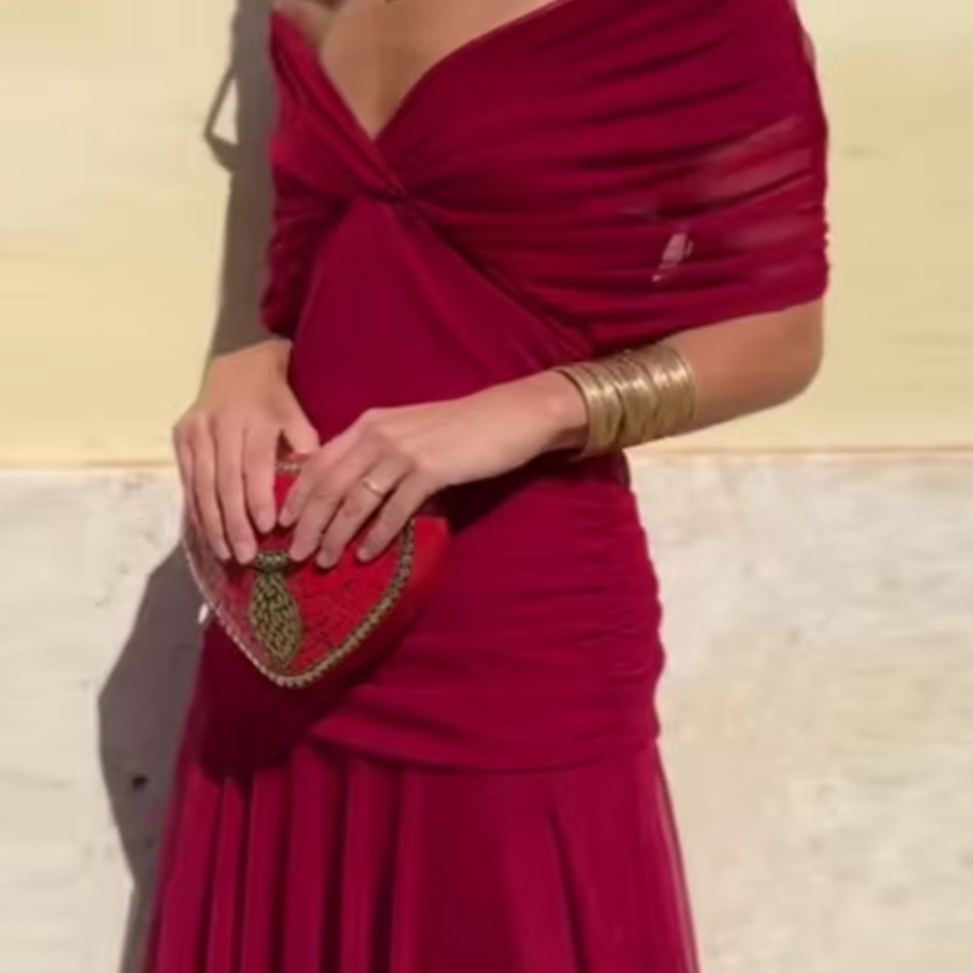 Lady™ - Elegantiška maxi suknelė šventiniams renginiams su V formos iškirpte