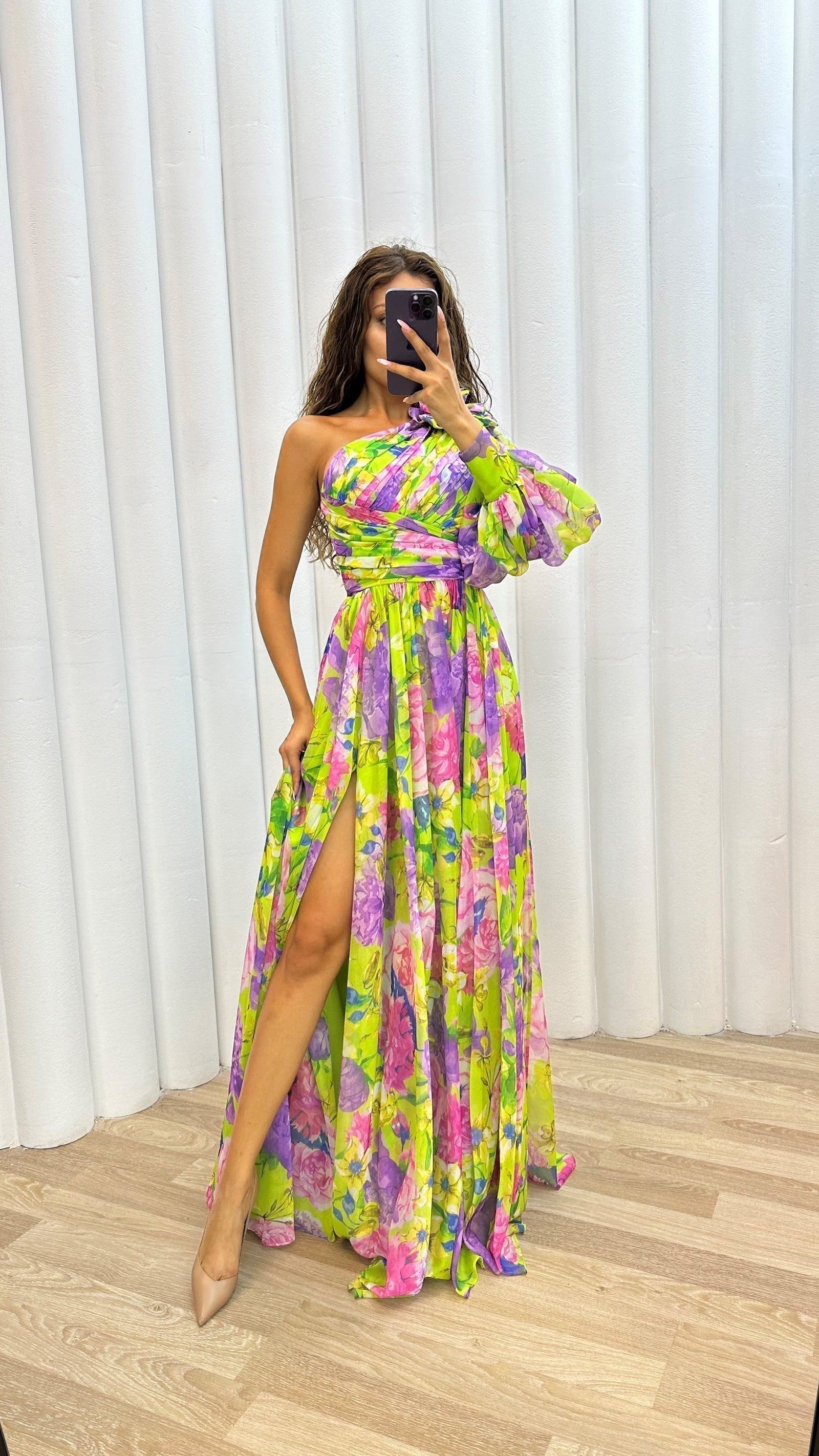 Maud™ - Elegantiška suknelė ilgomis rankovėmis