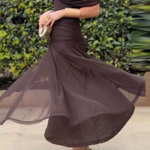 Lady™ - Elegantiška maxi suknelė šventiniams renginiams su V formos iškirpte