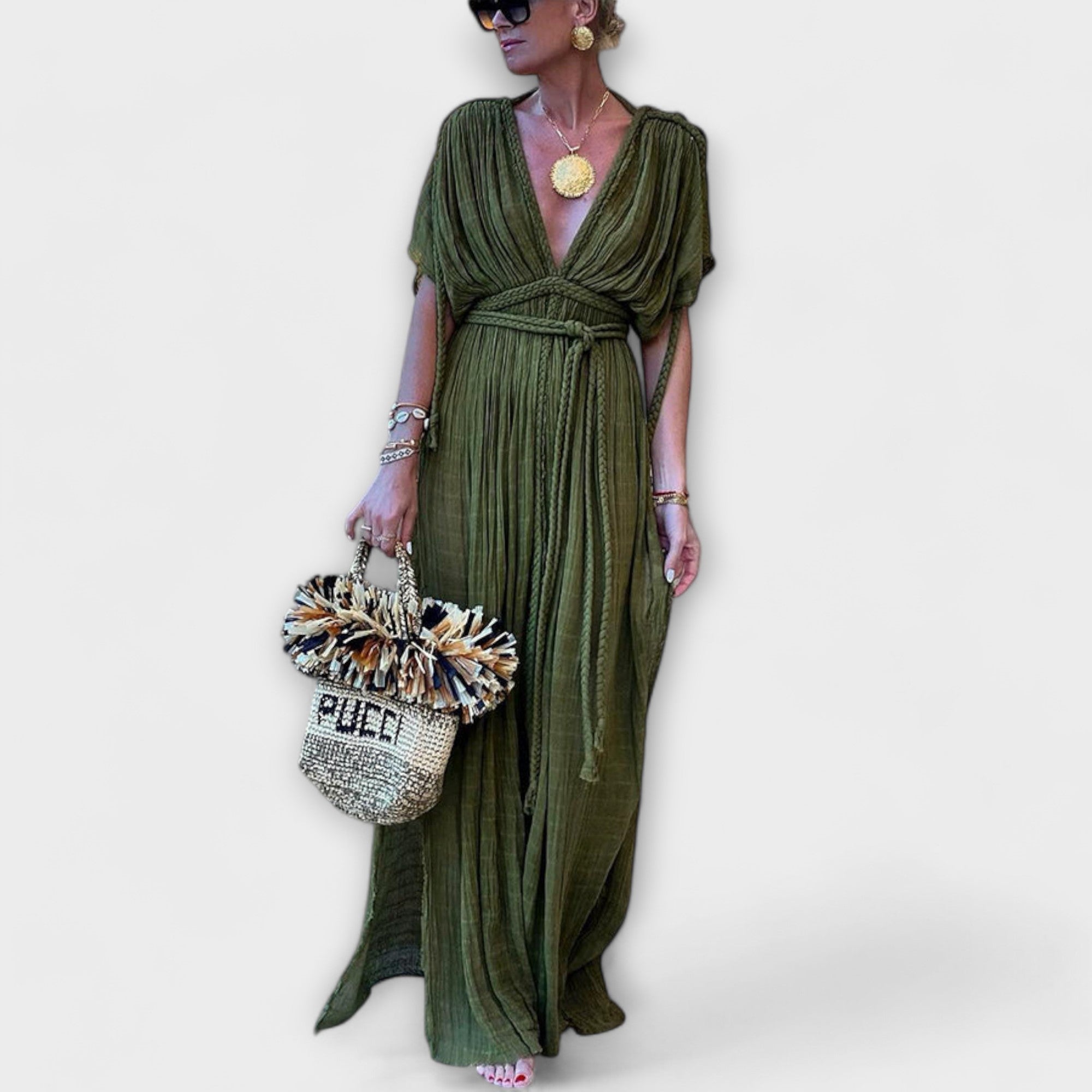 Bruna - Maxi kimono su graikišku stiliumi
