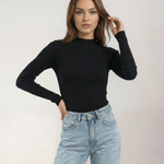 Sandra | Sandra Pusiau Aukštos Apykaklės Viršus