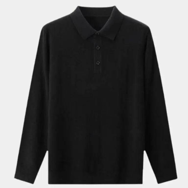 Adrian™ | Vilnonis polo su mygtukais