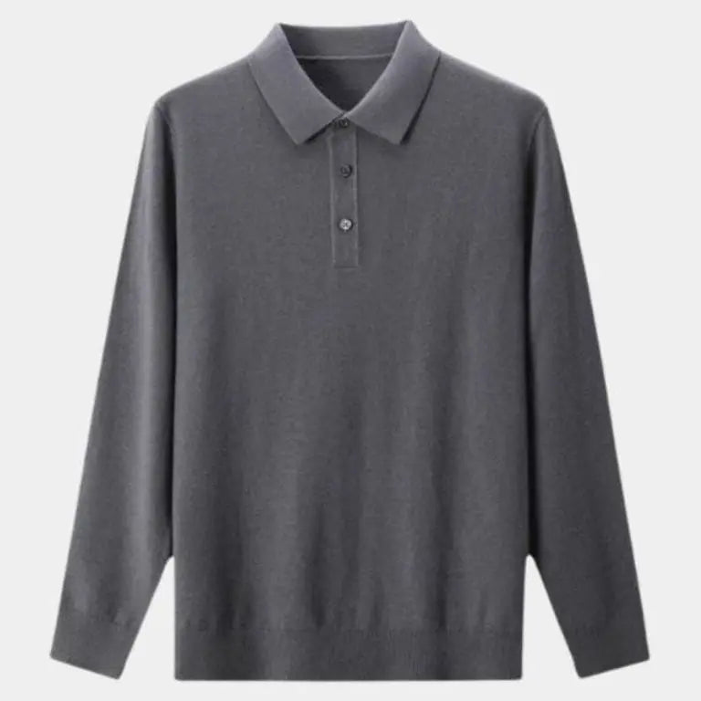Adrian™ | Vilnonis polo su mygtukais