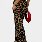 Elena Falda Maxi Slim arba Leopardo Raštas