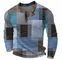 Retro Patchwork Henley