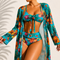 Marie | Elegantiškas 3 dalių tropinis bikinis