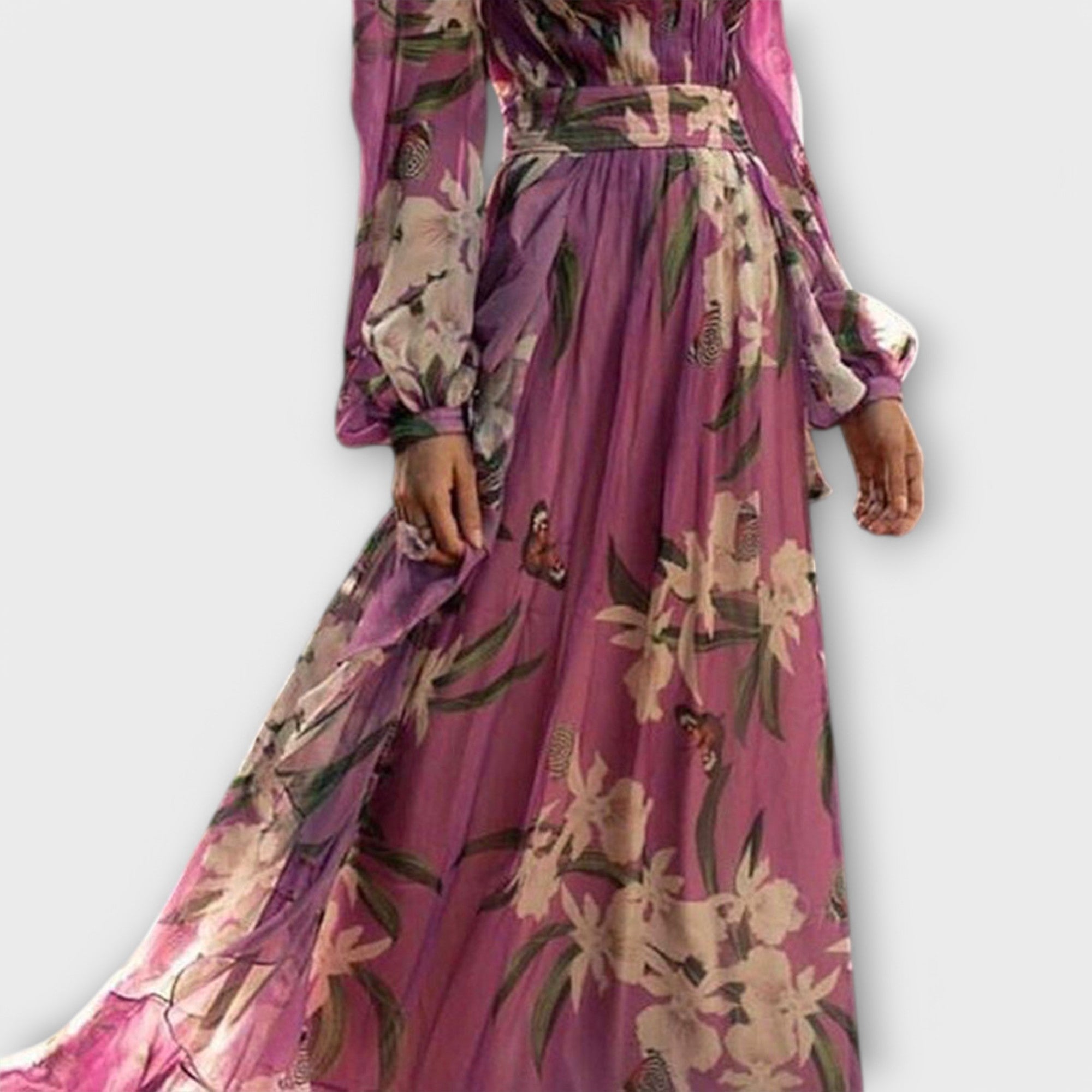 Cláudia - Aukštos kokybės elegantiška maxi suknelė