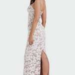 Diana™ - Baltas Nėriniuotas Maxi