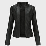 Skaistė™ – Elegantiška odinė striukė