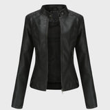Skaistė™ – Elegantiška odinė striukė