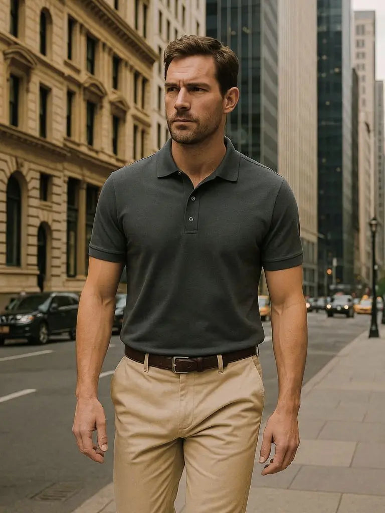 Frans™ | Esminis Medvilnės Polo