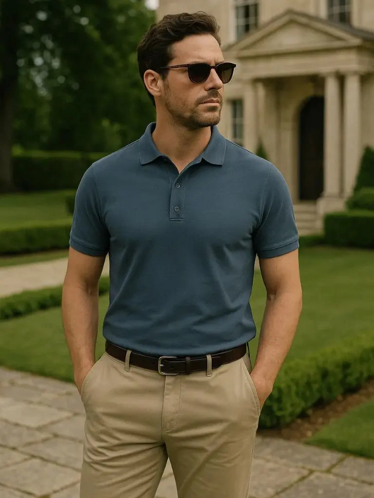 Frans™ | Esminis Medvilnės Polo