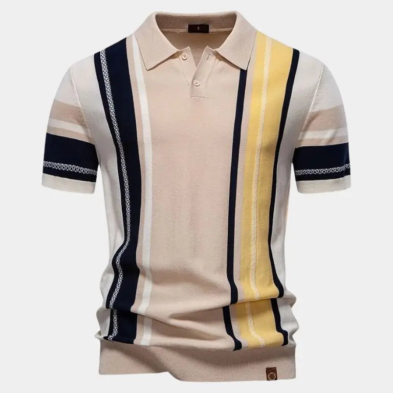 Henrik™ | Šviesiai dryžuotas polo