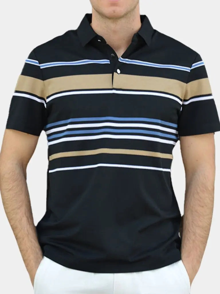 Kasper™ | Saulėlydžio Juostuotas Polo