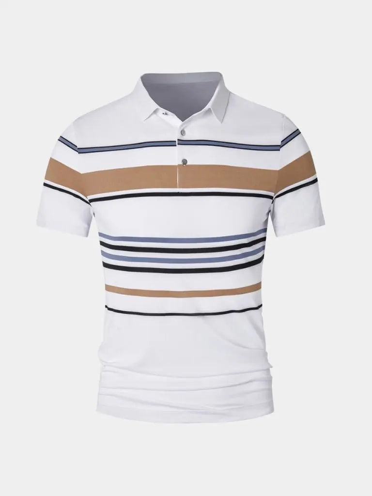 Kasper™ | Saulėlydžio Juostuotas Polo