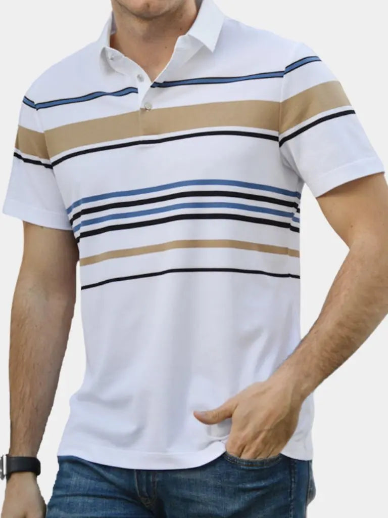 Kasper™ | Saulėlydžio Juostuotas Polo