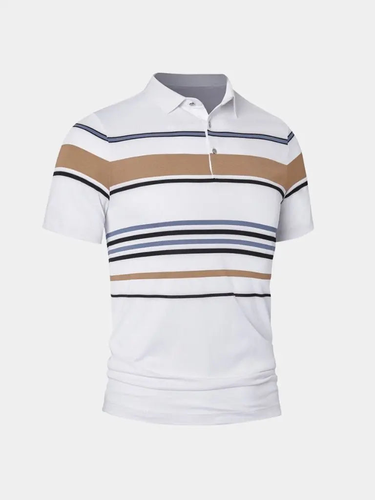 Kasper™ | Saulėlydžio Juostuotas Polo