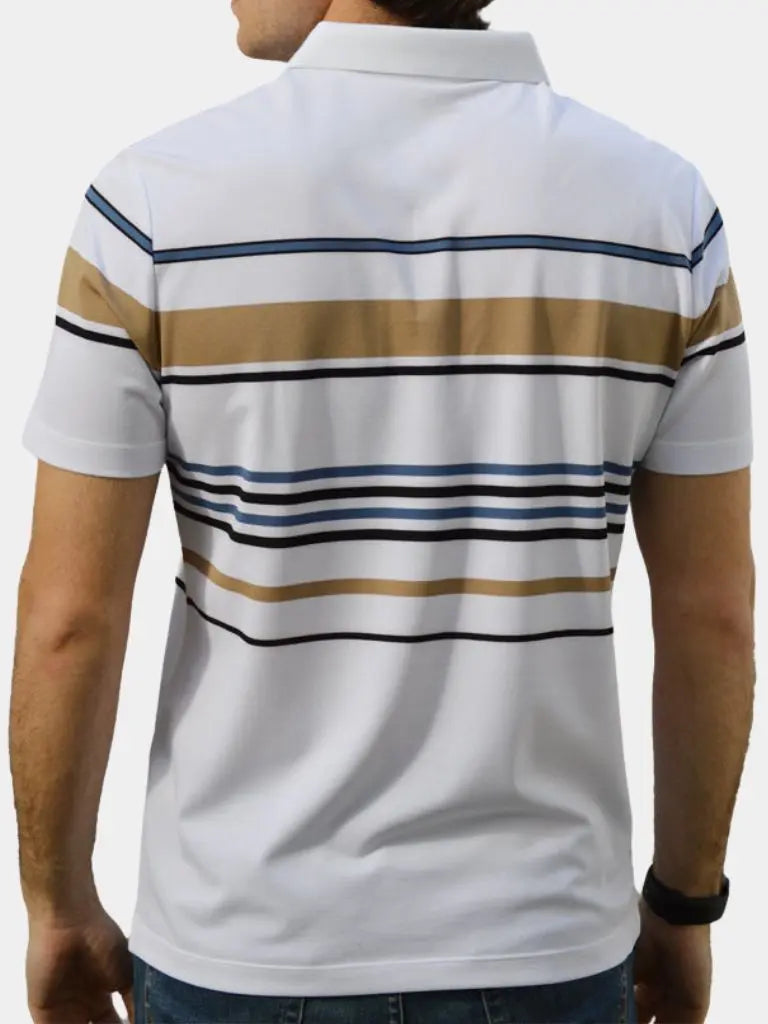 Kasper™ | Saulėlydžio Juostuotas Polo
