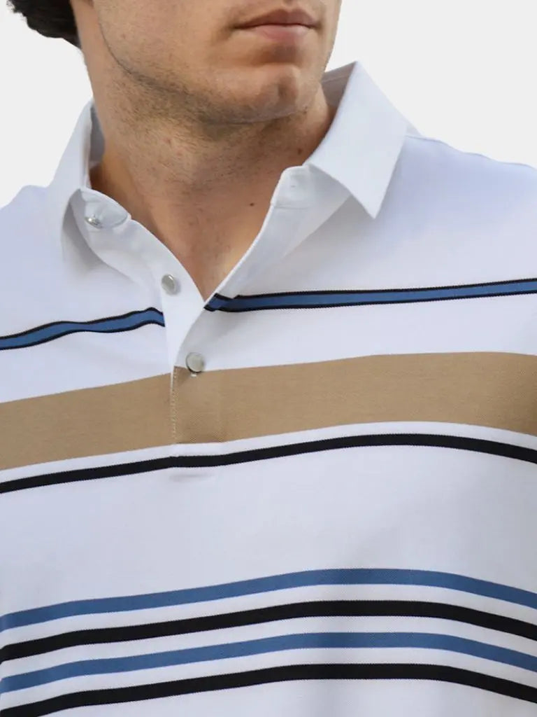 Kasper™ | Saulėlydžio Juostuotas Polo
