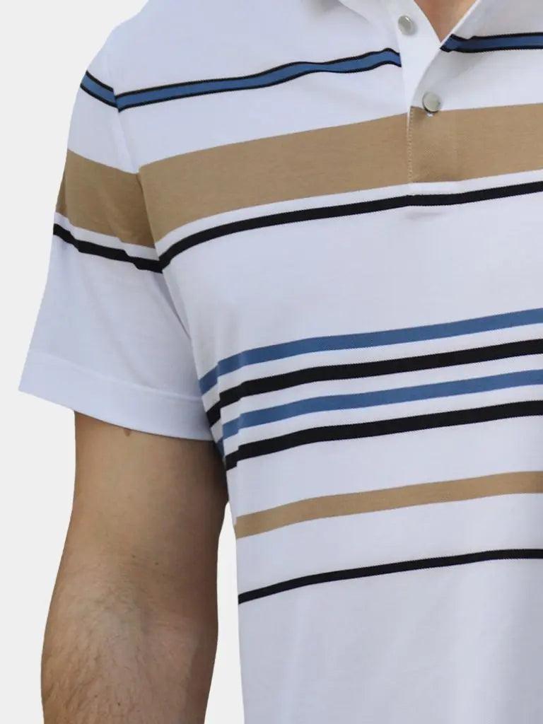 Kasper™ | Saulėlydžio Juostuotas Polo