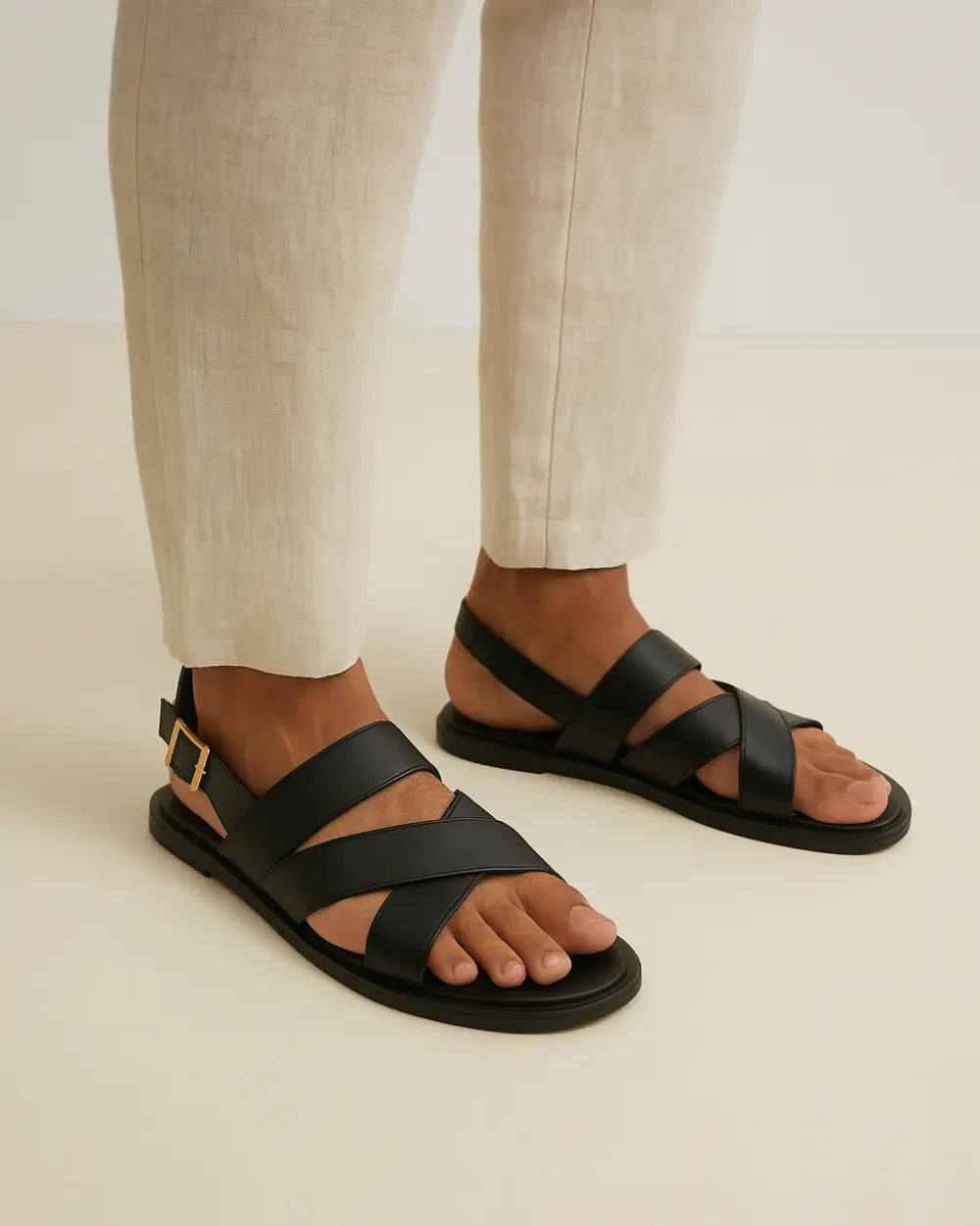 Lanaro™ | Elegantiški Kryžminiai Sandalai