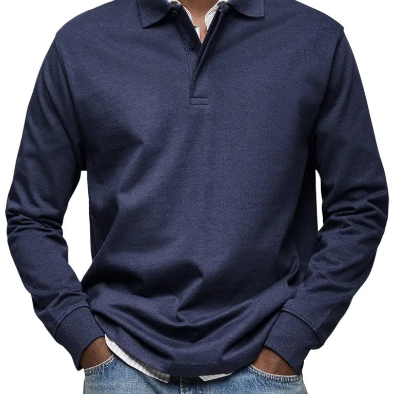 MOHR® | Prabangus ilgomis rankovėmis polo