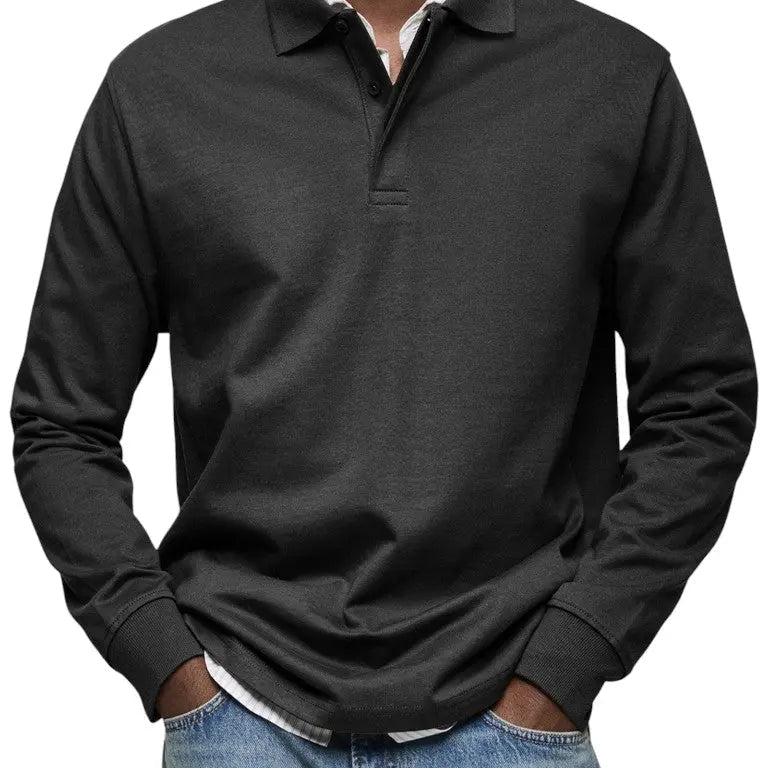 MOHR® | Prabangus ilgomis rankovėmis polo