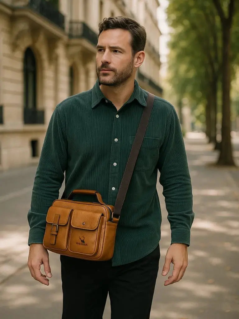 Oliver™ | Retro Kvadratinė Pečių Taška