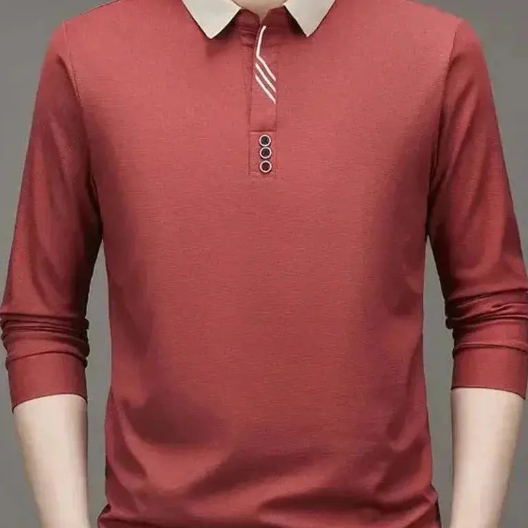 René™ | Elegantiška Ilgomis Rankovėmis Polo