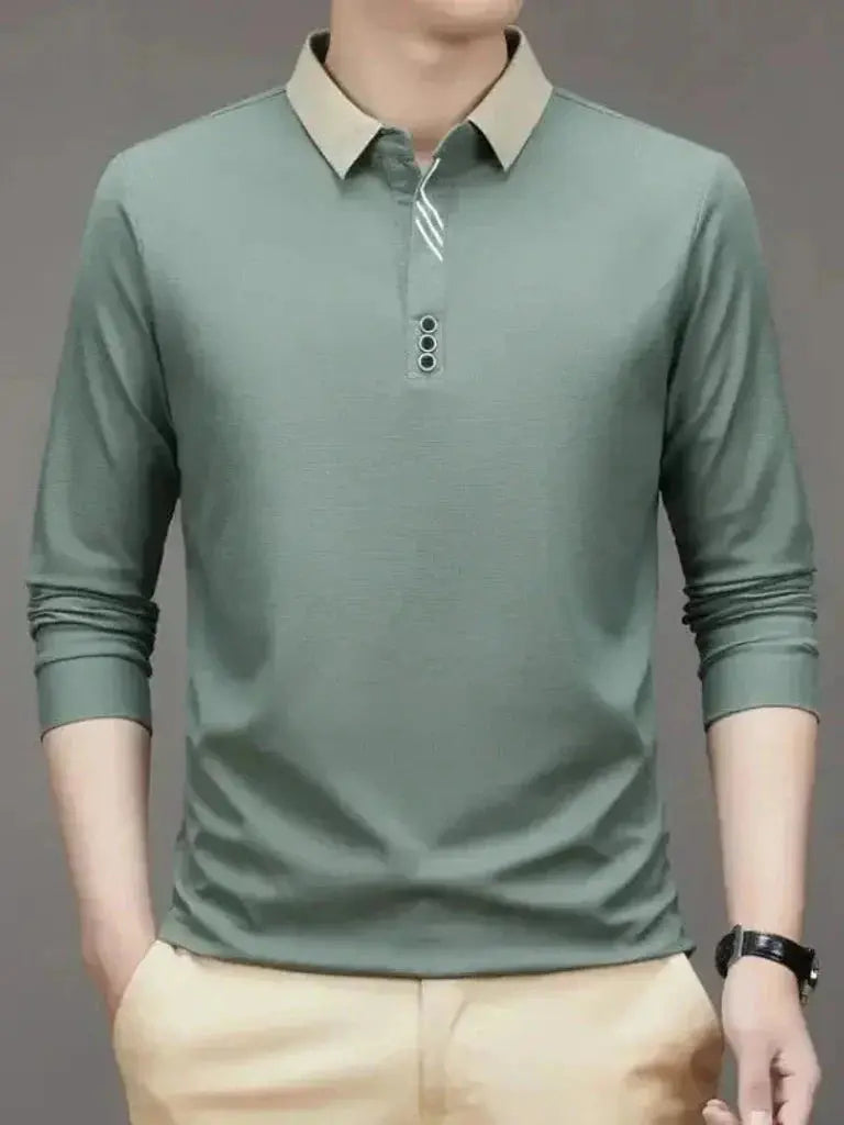 René™ | Elegantiška Ilgomis Rankovėmis Polo