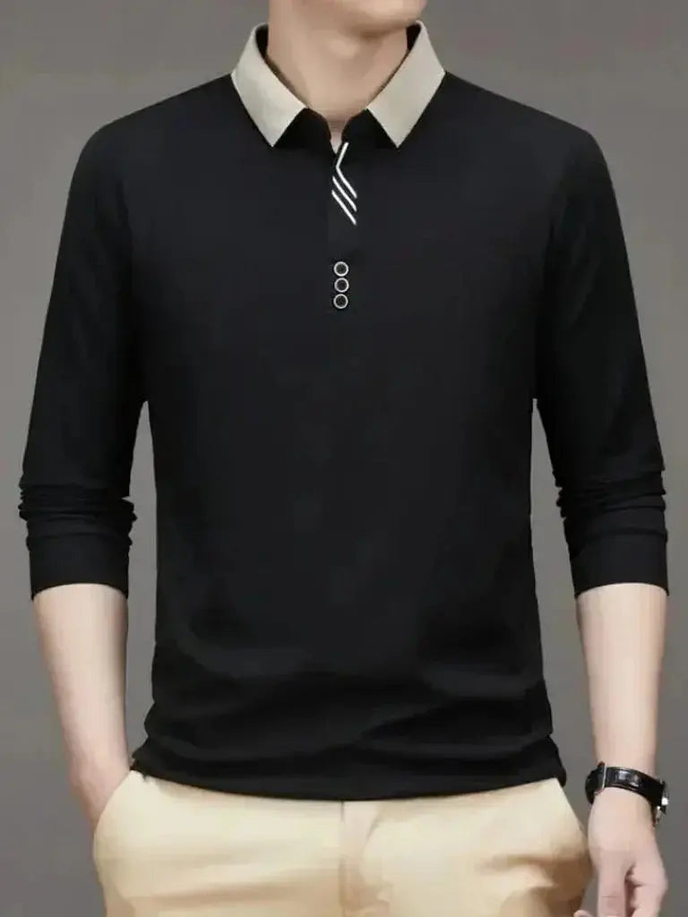 René™ | Elegantiška Ilgomis Rankovėmis Polo
