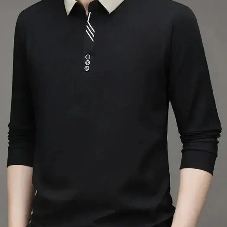 René™ | Elegantiška Ilgomis Rankovėmis Polo