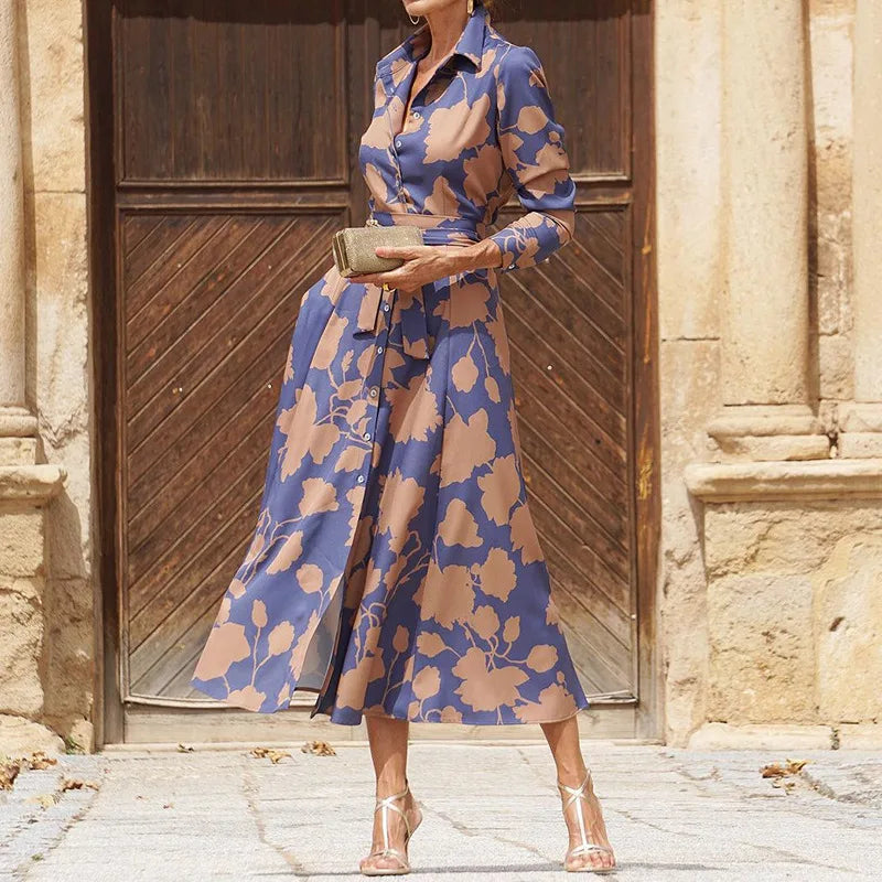 Lynn™ - Elegantiška moteriška suknelė su V formos iškirpte