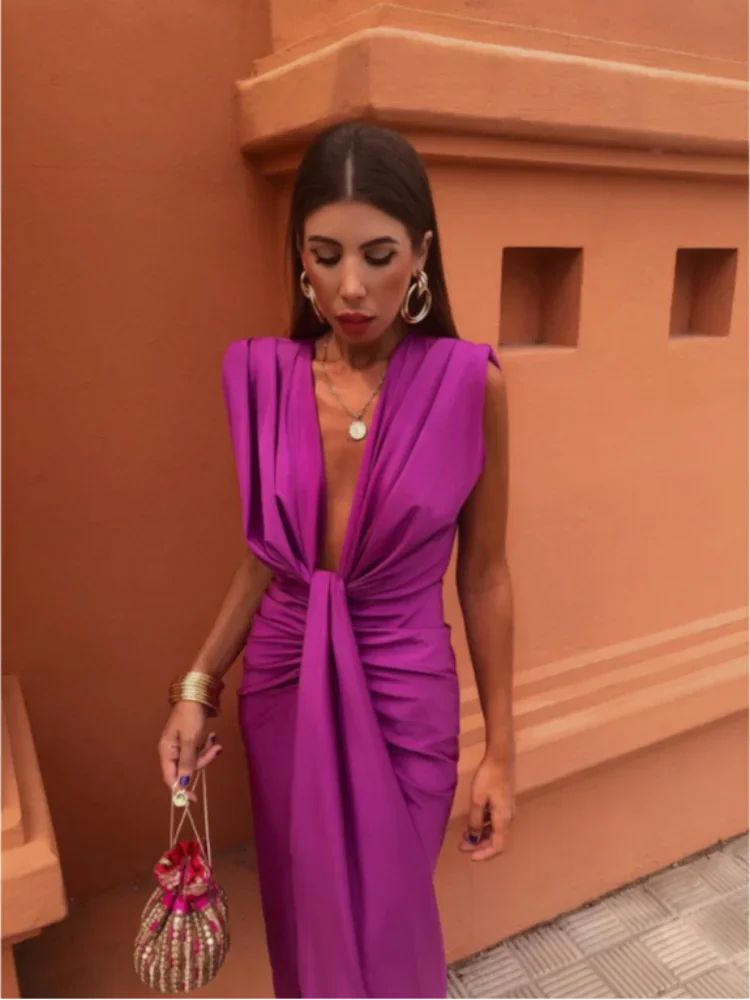 Sterre™ - Elegantiška klostuota suknelė