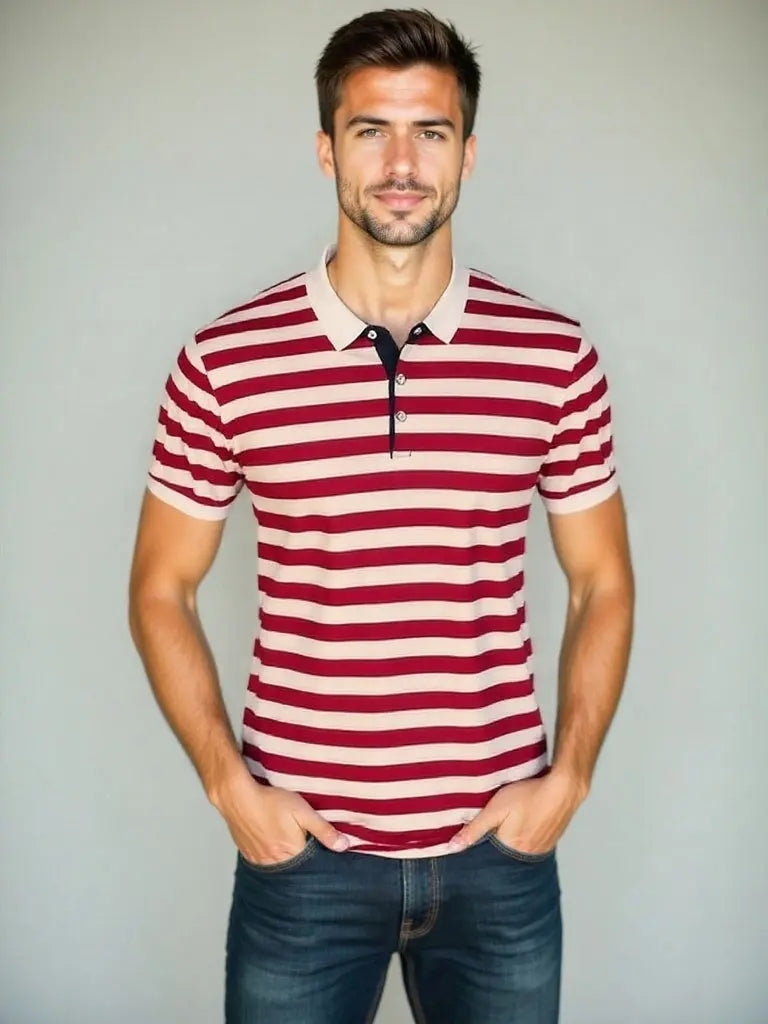 Sten™ | Dryžuotas vasaros polo