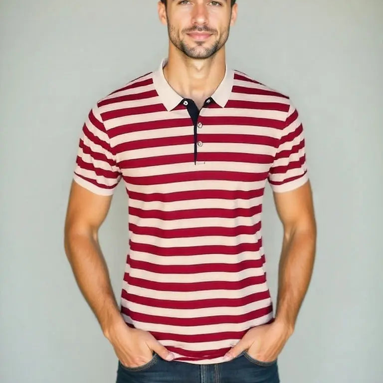 Sten™ | Dryžuotas vasaros polo