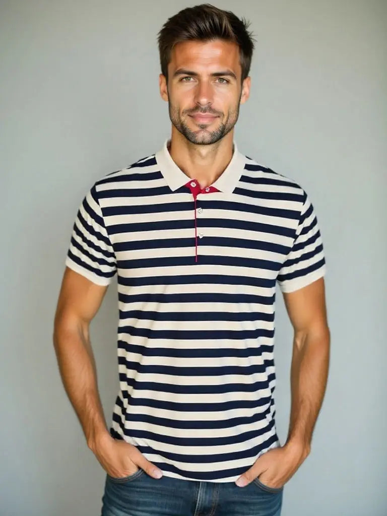 Sten™ | Dryžuotas vasaros polo