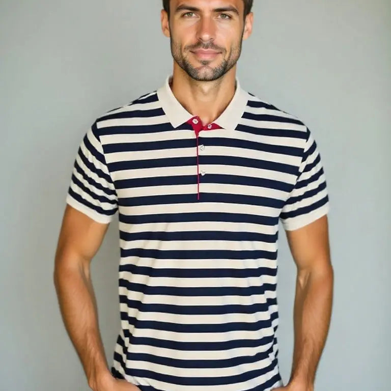 Sten™ | Dryžuotas vasaros polo