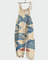 Retro gėlių jumpsuit