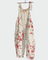 Retro gėlių jumpsuit