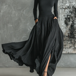 Ieva™ – Elegantiškas komplektas su klostuotu sijonu