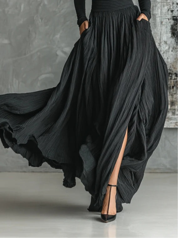 Ieva™ – Elegantiškas komplektas su klostuotu sijonu