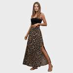 Judita™ - Leopardinė Midi Sijonas